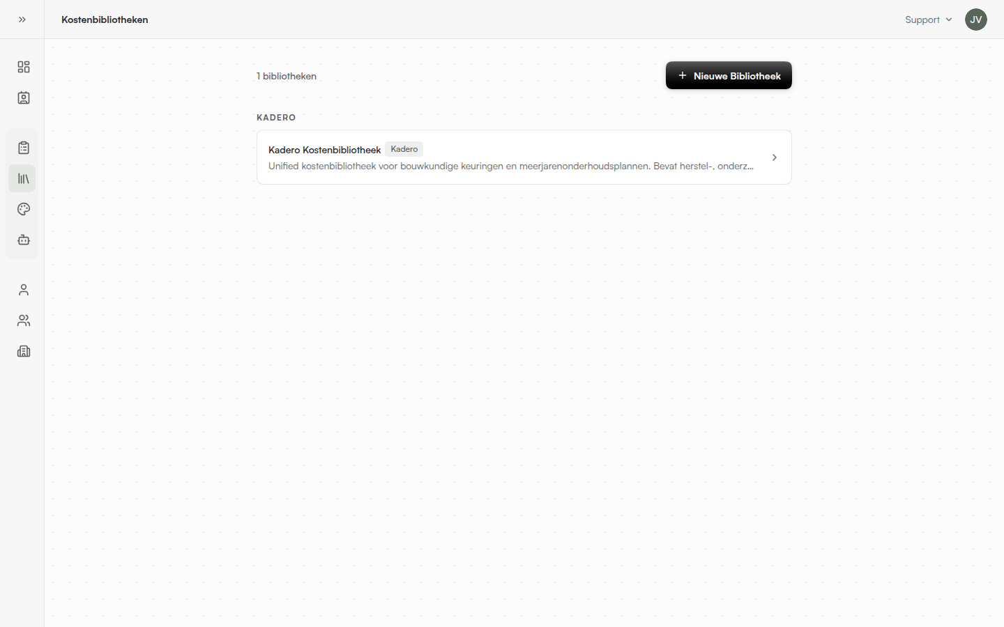 Cost libraries